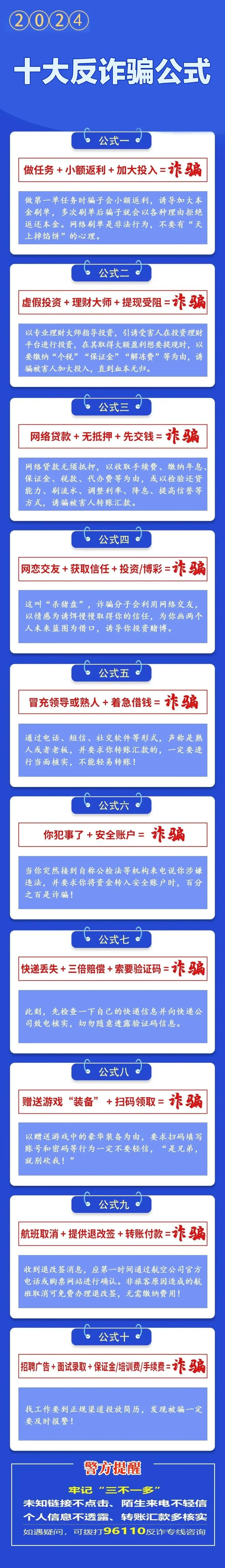 “全民反诈在行动”集中宣传月|2024十大反诈骗公式_新闻资讯_新闻资讯_重庆6008集团官方网站